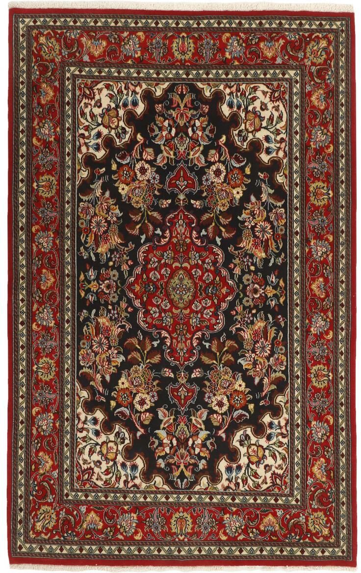 Nain Trading Tappeto Fatto A Mano Qum Kork 216x134 Grigio Scuro/Ruggine (Lana, Persia/Iran) Nain Trading Tappeto Fatto A Mano Qum Kork 216x134 Grigio Scuro/Ruggine (Lana, Persia/Iran)