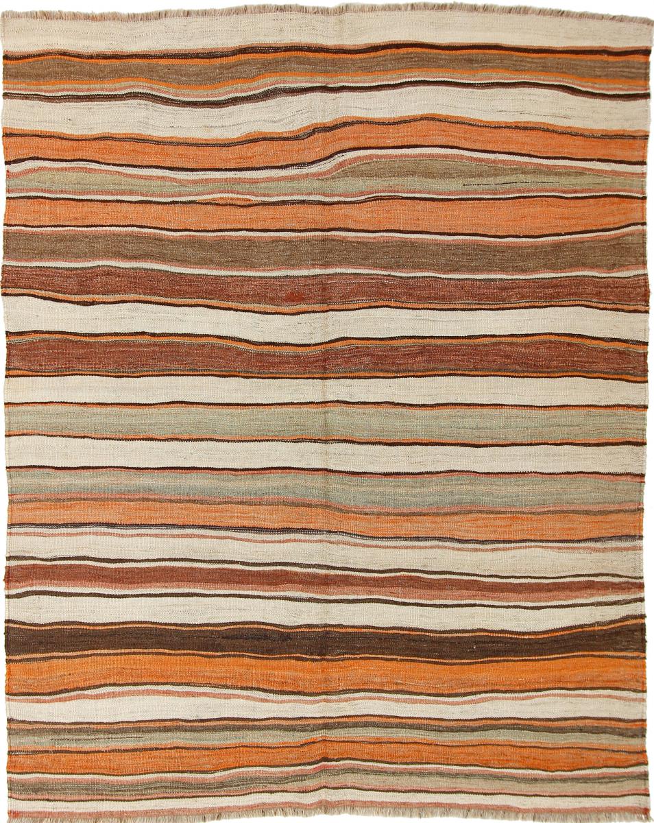 Nain Trading Tappeto Orientale Kilim Fars Ghashghai 219x179 Marrone/Arancione (Persia/Iran, Lana, Tessuto a mano) Nain Trading Tappeto Orientale Kilim Fars Ghashghai 219x179 Marrone/Arancione (Persia/Iran, Lana, Tessuto a mano)