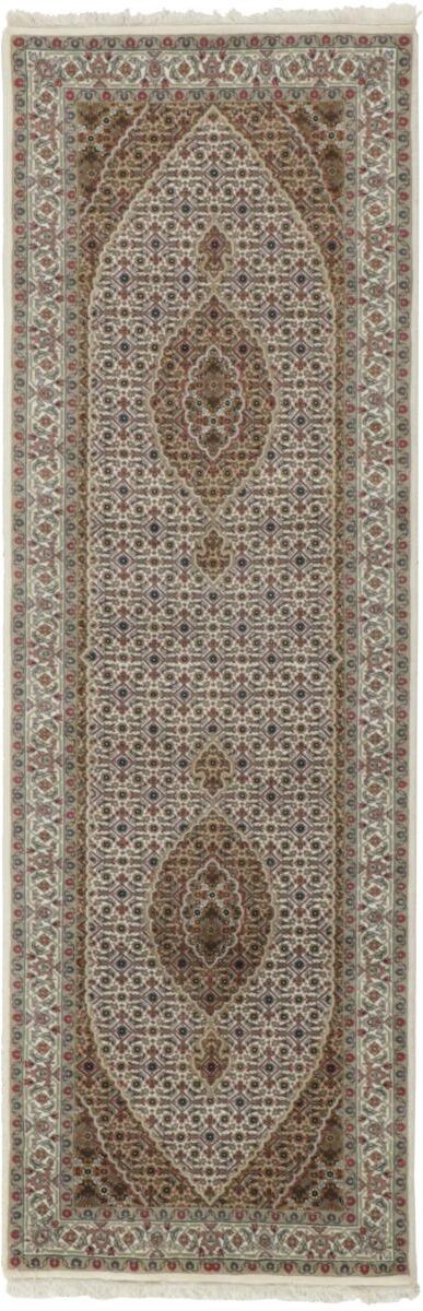 Nain Trading Tappeto Fatto A Mano Indo Tabriz Royal 250x82 Corridore Grigio/Beige (Lana, India) Nain Trading Tappeto Fatto A Mano Indo Tabriz Royal 250x82 Corridore Grigio/Beige (Lana, India)