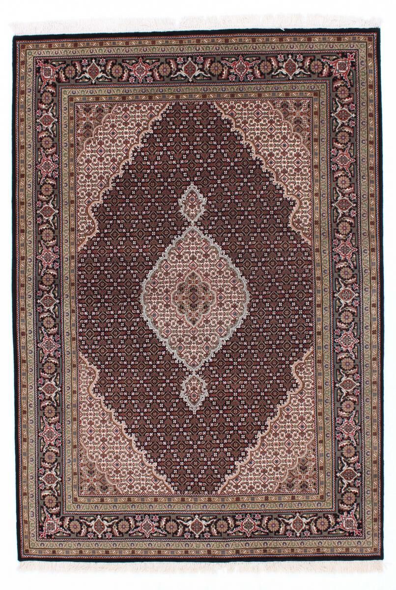 Nain Trading Tappeto Indo Tabriz 239x166 Grigio Scuro/Marrone Scuro (Lana, India, Annodato a mano)