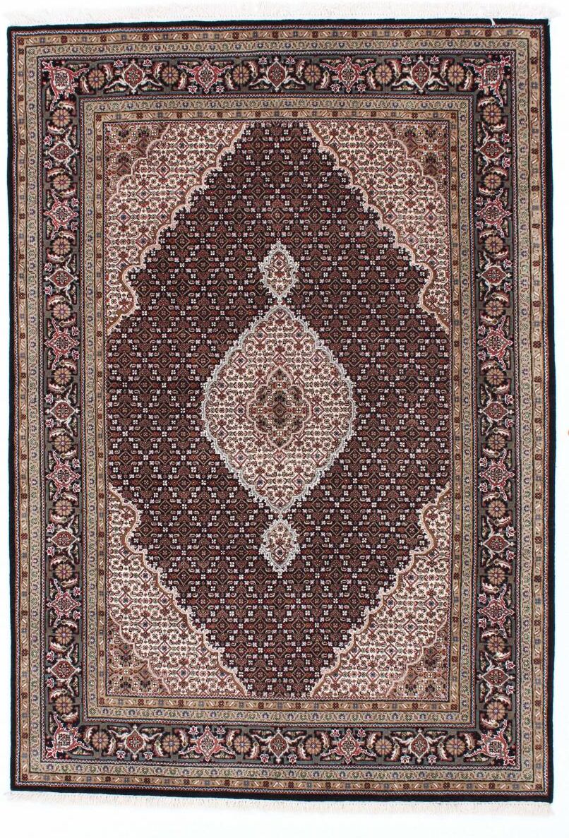 Nain Trading Tappeto Orientale Indo Tabriz 241x167 Grigio Scuro/Viola (Lana, India, Annodato a mano) Nain Trading Tappeto Orientale Indo Tabriz 241x167 Grigio Scuro/Viola (Lana, India, Annodato a mano)