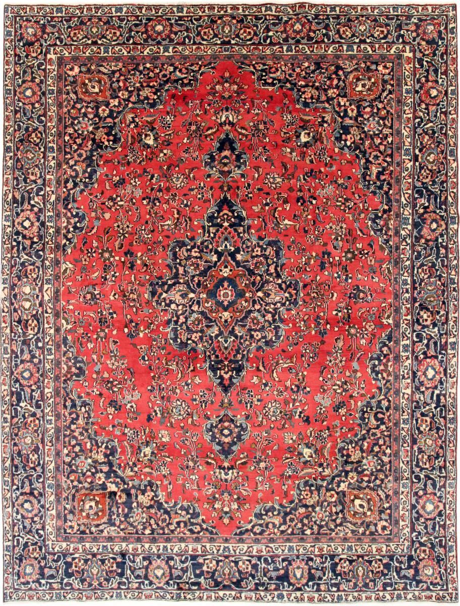 Nain Trading Tappeto Orientale Mashhad 381x286 Marrone Scuro/Rosa (Lana, Persia/Iran, Annodato a mano) Nain Trading Tappeto Orientale Mashhad 381x286 Marrone Scuro/Rosa (Lana, Persia/Iran, Annodato a mano)