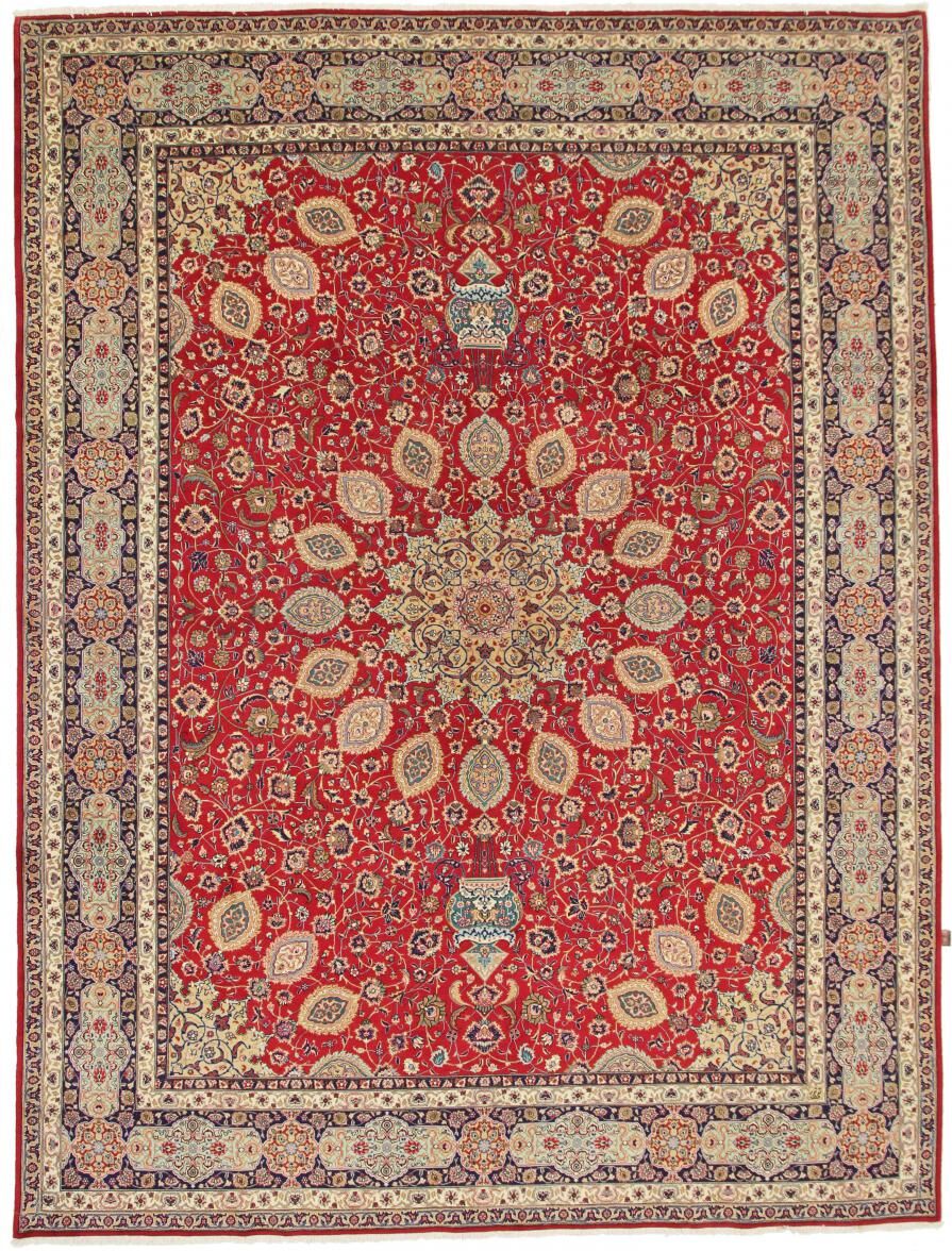 Nain Trading Tappeto Orientale Tabriz Firmato Tagipur 393x294 Arancione/Viola (Lana, Persia/Iran, Annodato a mano) Nain Trading Tappeto Orientale Tabriz Firmato Tagipur 393x294 Arancione/Viola (Lana, Persia/Iran, Annodato a mano)