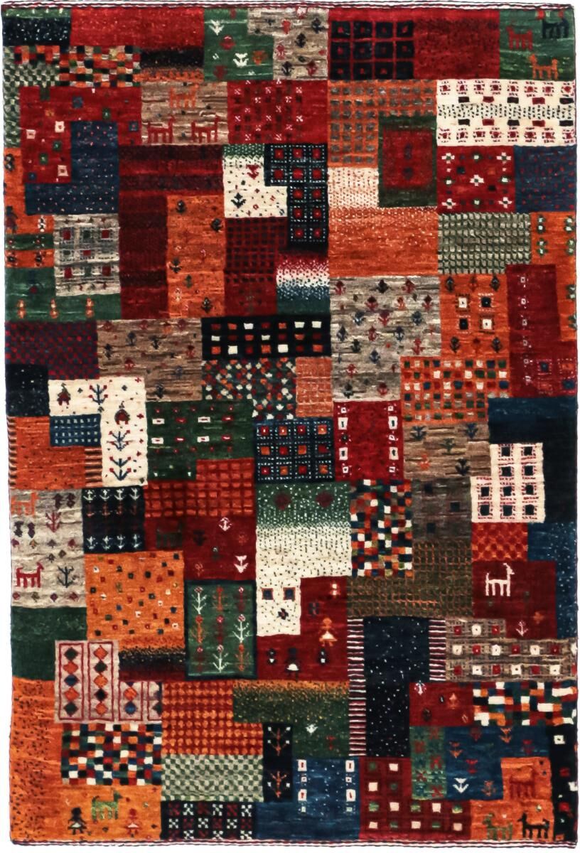 Nain Trading Tappeto Orientale Persia Gabbeh Loribaft Nowbaft 121x83 Beige/Marrone Scuro (Lana, Persia/Iran, Annodato a mano) Nain Trading Tappeto Orientale Persia Gabbeh Loribaft Nowbaft 121x83 Beige/Marrone Scuro (Lana, Persia/Iran, Annodato a mano)