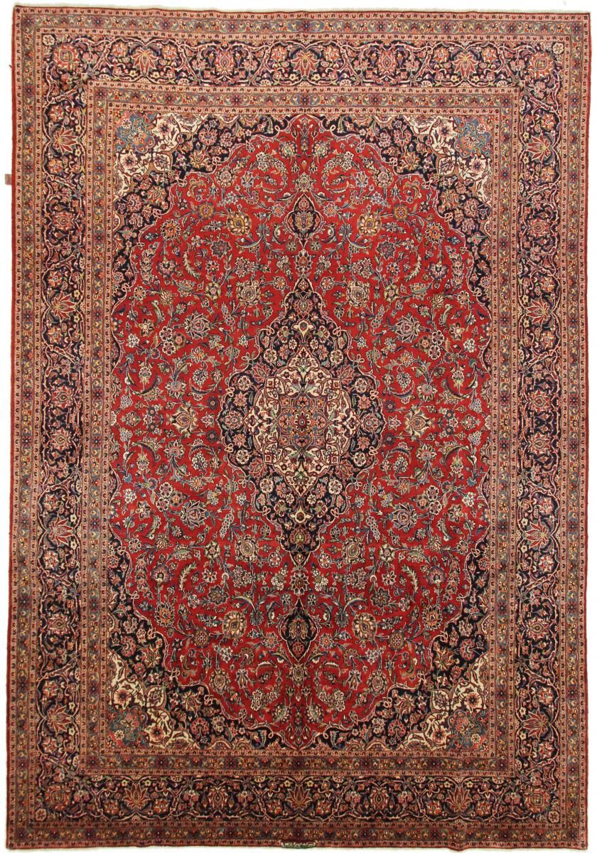 Nain Trading Tappeto Orientale Keshan signiert Asadollah Sabet 400x275 Ruggine/Rosa (Persia/Iran, Lana, Annodato a mano) Nain Trading Tappeto Orientale Keshan signiert Asadollah Sabet 400x275 Ruggine/Rosa (Persia/Iran, Lana, Annodato a mano)