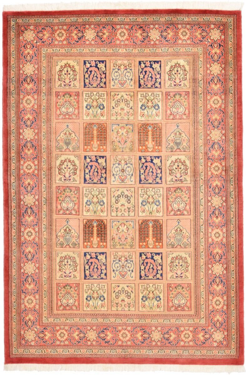 Nain Trading Tappeto Qum Kork 199x134 Beige/Arancione (Lana, Persia/Iran, Annodato a mano) Nain Trading Tappeto Qum Kork 199x134 Beige/Arancione (Lana, Persia/Iran, Annodato a mano)