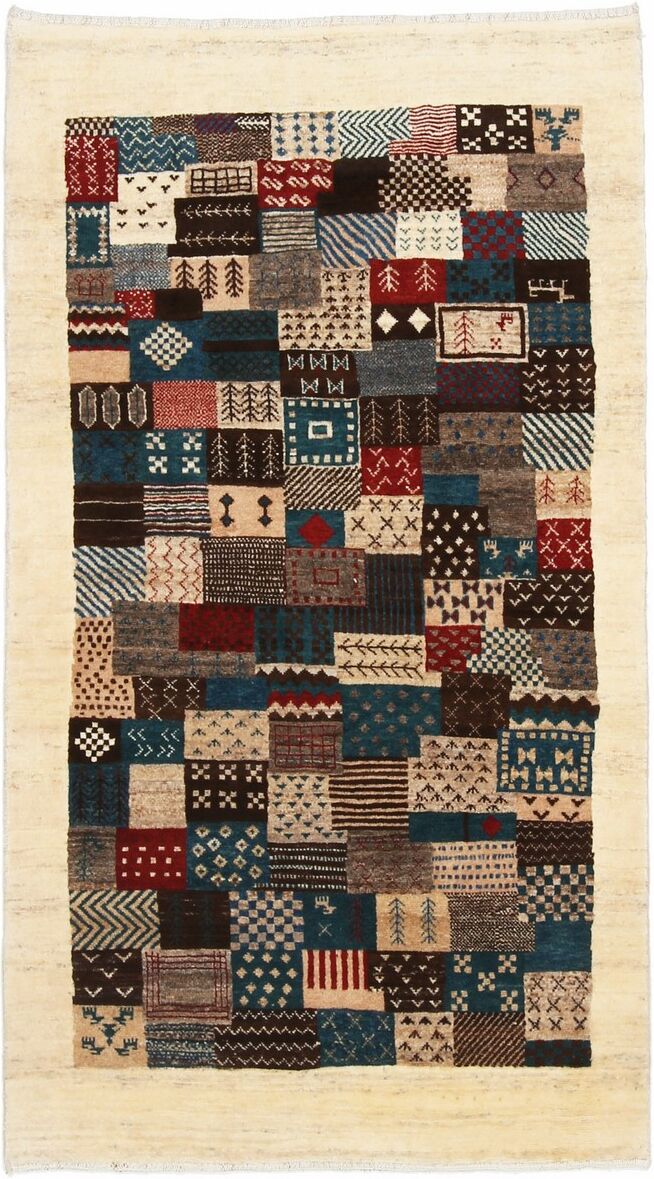 Nain Trading Tappeto Orientale Persia Gabbeh Loribaft 159x89 Grigio Scuro/Marrone Scuro (Persia/Iran, Lana, Annodato a mano) Nain Trading Tappeto Orientale Persia Gabbeh Loribaft 159x89 Grigio Scuro/Marrone Scuro (Persia/Iran, Lana, Annodato a mano)