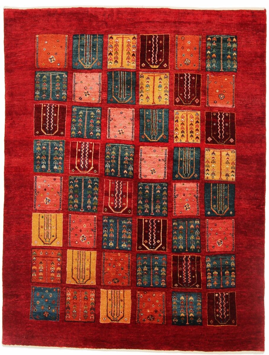 Nain Trading Tappeto Persia Gabbeh Loribaft 200x156 Moderna/Design Marrone Scuro/Arancione (Annodato a mano, Lana, Persia/Iran) Nain Trading Tappeto Persia Gabbeh Loribaft 200x156 Moderna/Design Marrone Scuro/Arancione (Annodato a mano, Lana, Persia/Iran)