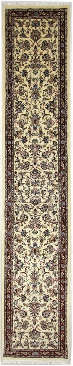 Nain Trading Tappeto Orientale Mashhad 404x74 Corridore Beige/Marrone Scuro (Lana, Persia/Iran, Annodato a mano) Nain Trading Tappeto Orientale Mashhad 404x74 Corridore Beige/Marrone Scuro (Lana, Persia/Iran, Annodato a mano)