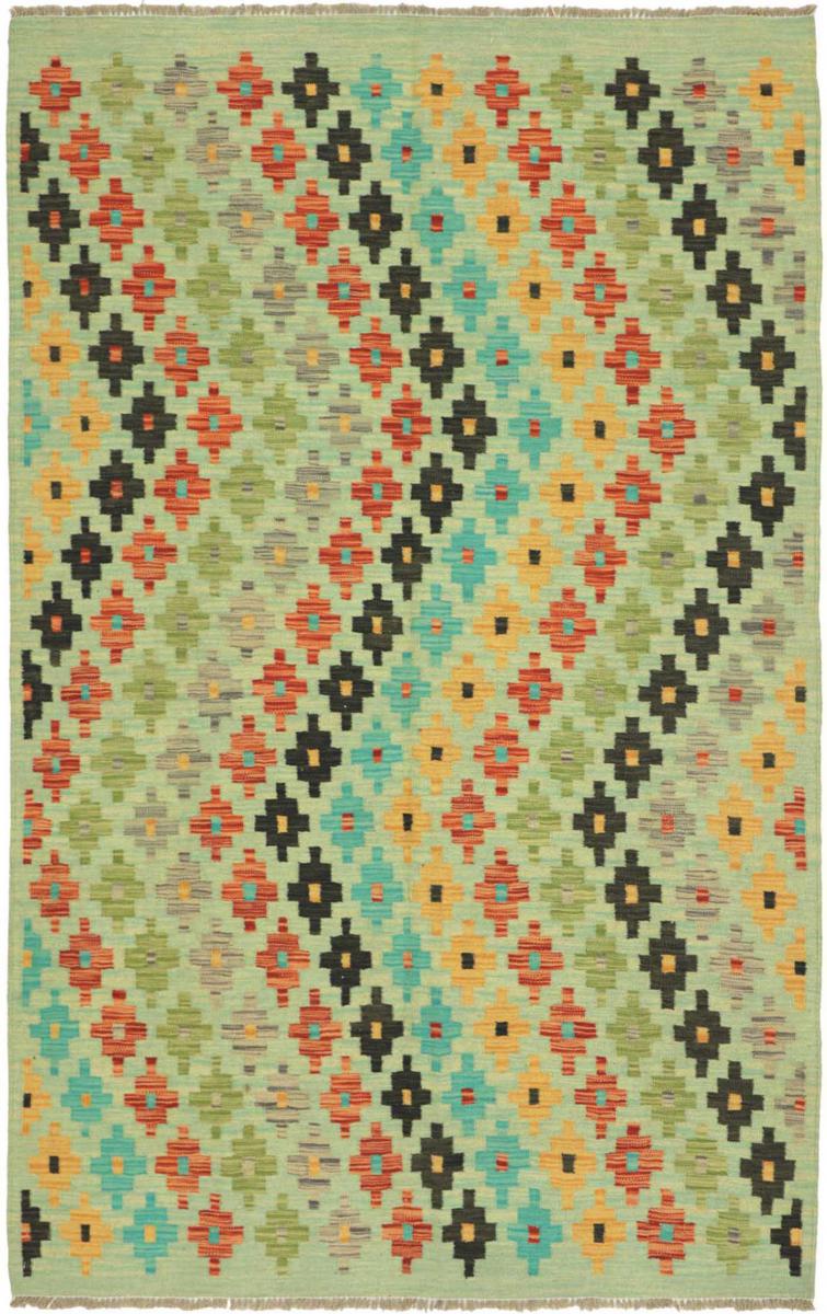 Nain Trading Tappeto Orientale Kilim Afghan Maimana 206x149 Marrone Scuro/Verde Scuro (Afghanistan, Lana, Tessuto a mano) Nain Trading Tappeto Orientale Kilim Afghan Maimana 206x149 Marrone Scuro/Verde Scuro (Afghanistan, Lana, Tessuto a mano)
