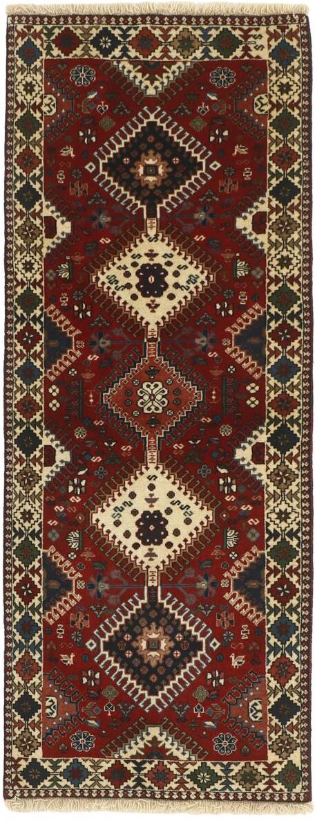 Nain Trading Tappeto Persiano Yalameh 199x75 Corridore Beige/Marrone Scuro (Annodato a mano, Persia/Iran, Lana) Nain Trading Tappeto Persiano Yalameh 199x75 Corridore Beige/Marrone Scuro (Annodato a mano, Persia/Iran, Lana)