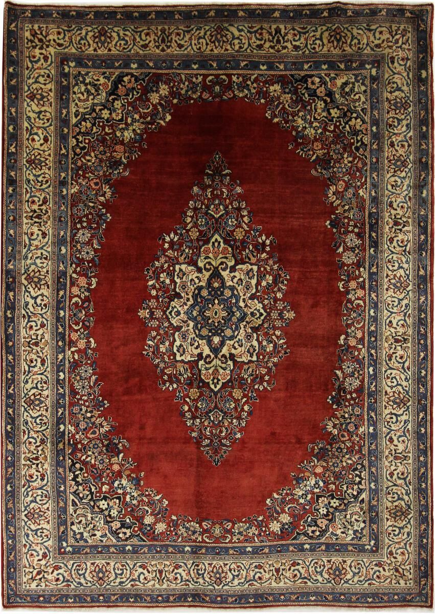 Nain Trading Tappeto Persiano Saruk 301x219 Grigio Scuro/Marrone Scuro (Annodato a mano, Persia/Iran, Lana) Nain Trading Tappeto Persiano Saruk 301x219 Grigio Scuro/Marrone Scuro (Annodato a mano, Persia/Iran, Lana)