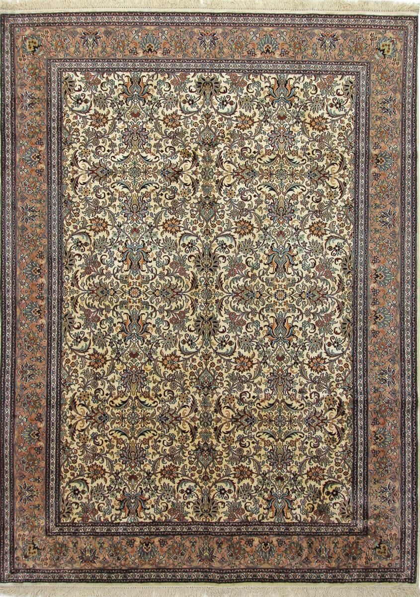 Nain Trading Tappeto Cachemire di Seta 247x182 Grigio Scuro/Marrone Scuro (Seta, India, Annodato a mano) Nain Trading Tappeto Cachemire di Seta 247x182 Grigio Scuro/Marrone Scuro (Seta, India, Annodato a mano)