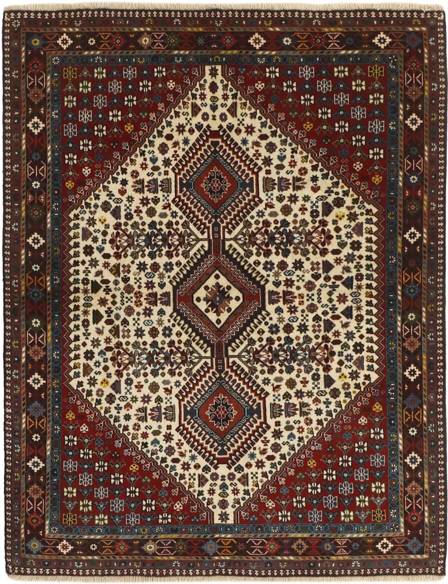 Nain Trading Tappeto Orientale Yalameh 196x153 Grigio Scuro/Marrone Scuro (Persia/Iran, Lana, Annodato a mano) Nain Trading Tappeto Orientale Yalameh 196x153 Grigio Scuro/Marrone Scuro (Persia/Iran, Lana, Annodato a mano)