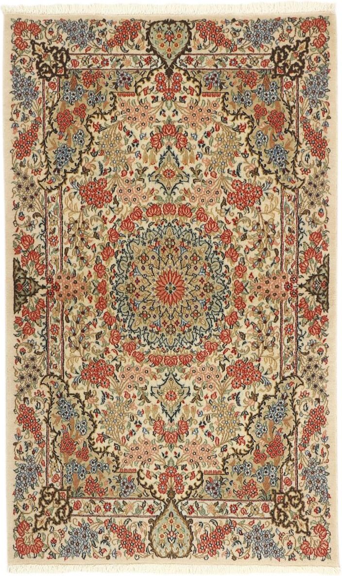 Nain Trading Tappeto Fatto A Mano Qum Kork 171x100 Beige/Marrone Scuro (Lana, Persia/Iran) Nain Trading Tappeto Fatto A Mano Qum Kork 171x100 Beige/Marrone Scuro (Lana, Persia/Iran)