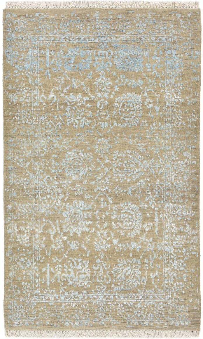 Nain Trading Tappeto Orientale Sadraa 122x77 Grigio/Beige (India, Seta Lana / Bambù, Annodato a mano) Nain Trading Tappeto Orientale Sadraa 122x77 Grigio/Beige (India, Seta Lana / Bambù, Annodato a mano)