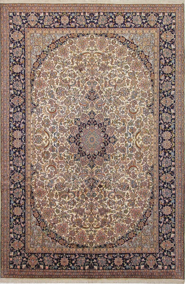 Nain Trading Tappeto Cachemire di Seta 276x187 Beige/Marrone Scuro (India, Annodato a mano, Seta) Nain Trading Tappeto Cachemire di Seta 276x187 Beige/Marrone Scuro (India, Annodato a mano, Seta)