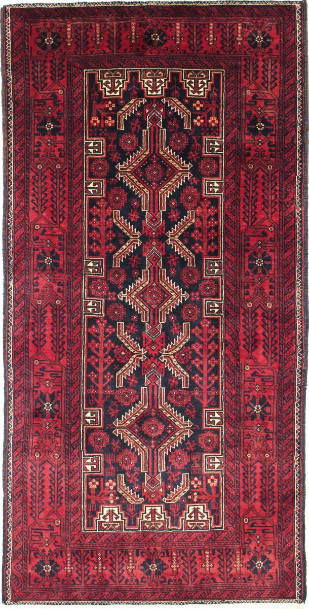 Nain Trading Tappeto Persiano Beluch 200x99 Corridore Ruggine/Viola (Annodato a mano, Persia/Iran, Lana) Nain Trading Tappeto Persiano Beluch 200x99 Corridore Ruggine/Viola (Annodato a mano, Persia/Iran, Lana)
