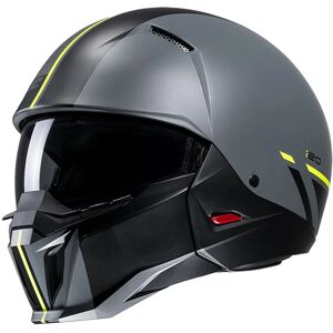 HJC - Casco i20 Batol MC-3HSF Nero,Grigio,Giallo XS