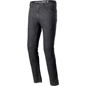 ALPINESTARS - Pantaloni Cerium Tech Stretch Riding Denim Nero Washed Nero 31