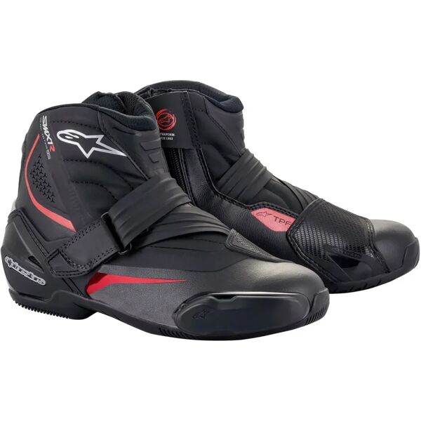 alpinestars - stivali smx-1 r v2 nero / rosso nero,rosso 41