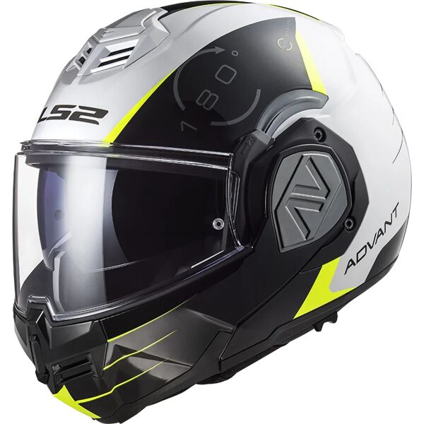 ls2 - casco ff906 advant codex bianco / nero nero,bianco s