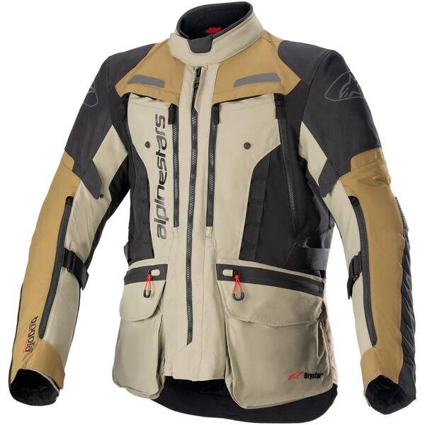 alpinestars - giacca bogotá pro drystar vetiver / military olive / giallo fluo nero,verde,marrone xl