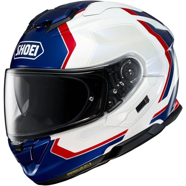 shoei - casco gt-air 3 realm tc-10 rosso,blu,bianco xl