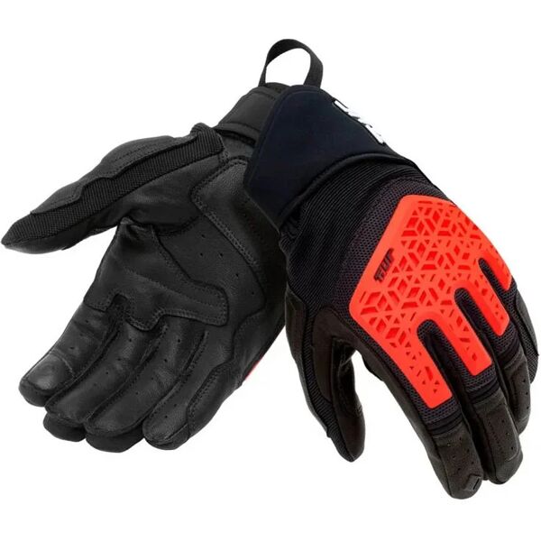 t-ur - guanti g-three 3d nero / rosso nero,rosso s