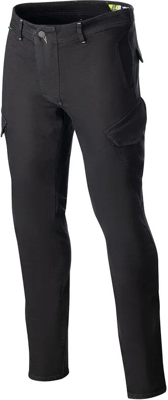 alpinestars - pantaloni caliber slim fit anthracite nero 40