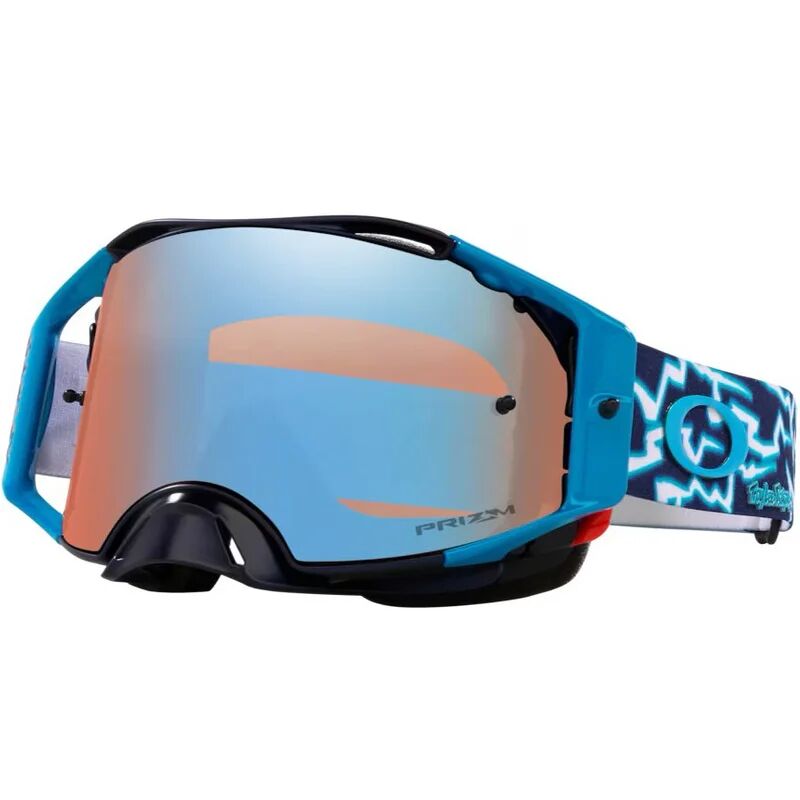 oakley - occhiali airbrake® mx cinta troy lee designs blue lightning blu unica