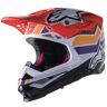 ALPINESTARS - Casco Supertech S-M10 Troy Lee Design Edition 23 Firestarter Rosso Nero,Rosso,Arancione,Viola,Bianco XL