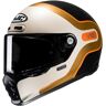 HJC - Casco V10 Grape MC-7SF Nero,Dorato,Bianco XS