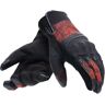 DAINESE - Guanti Fulmine D-Dry Nero / Nero / Rosso M