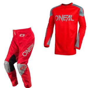 ONEAL - MOTO - Equipaggiamento completo Pack Oneal Matrix Ridewear Rosso / Gray Grigio,Rosso UNICA