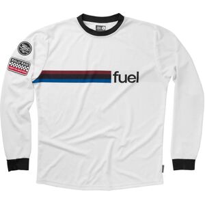 FUEL - Magliette Rally Raid Bianco Nero,Rosso,Blu,Bianco L