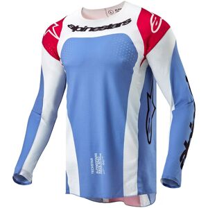 ALPINESTARS - Magliette Techstar Ocuri Light Blue / Mars Rosso / Bianco Rosso,Blu,Bianco M