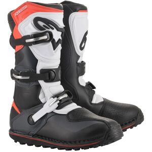 ALPINESTARS - Stivali Tech T Nero / Grigio / Rosso Fluo Nero,Grigio,Rosso,Bianco 10 (EU 44.5)