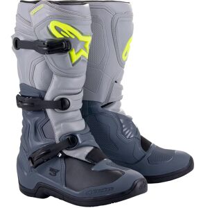 ALPINESTARS - Stivali Tech 3 Dark Gray / Light Gray / Nero Nero,Grigio,Giallo 16 (EU 52)