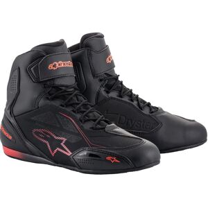 ALPINESTARS - Stivali Faster 3 Drystar Nero / Rosso Nero,Rosso 10.5 (EU 43.5)