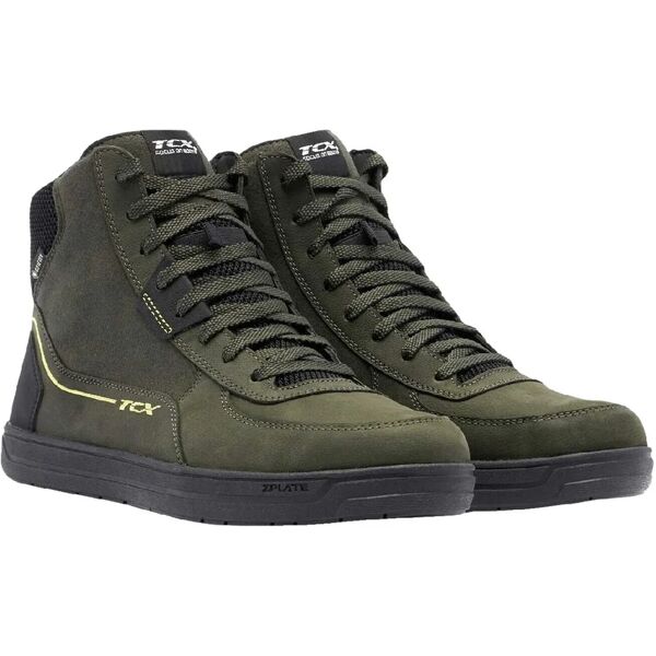 tcx - stivali mood 2 gore-tex verde / nero / giallo nero,verde,giallo 42