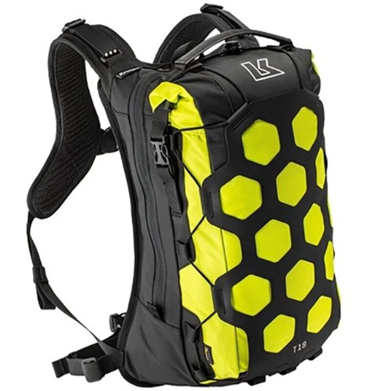 kriega - borse trail 18 adventure backpack yellow fluor krut18l nero,giallo,alta visibilità unica