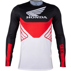 FOX - Magliette Flexair Honda Nero/ Bianco Nero,Rosso,Bianco L