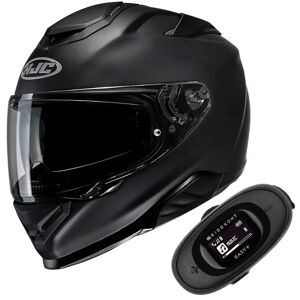 HJC - Casco + interfono Pack RPHA 71 Matt Nero + Easy+ Nero UNICA