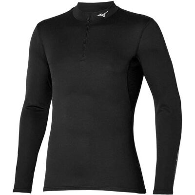 Mizuno MAGLIA MANICA LUNGA 1/2 ZIP Nero XL Mizuno MAGLIA MANICA LUNGA 1/2 ZIP Nero XL
