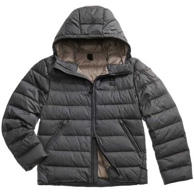 Blauer PIUMINO CON CAPPUCCIO ACTON Grigio M Blauer PIUMINO CON CAPPUCCIO ACTON Grigio M