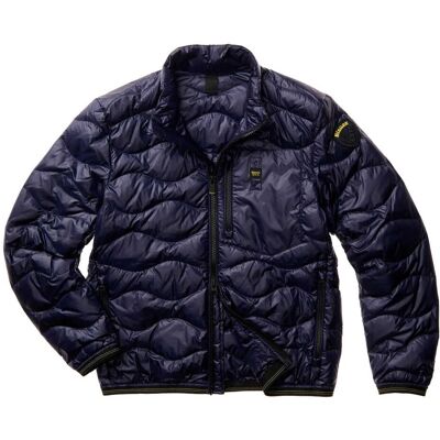 Blauer PIUMINO CON TASCHINO AD ONDE DANIEL Blu XL Blauer PIUMINO CON TASCHINO AD ONDE DANIEL Blu XL