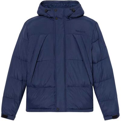 Timberland PIUMINO CON CAPPUCCIO PUFFER Blu S Timberland PIUMINO CON CAPPUCCIO PUFFER Blu S
