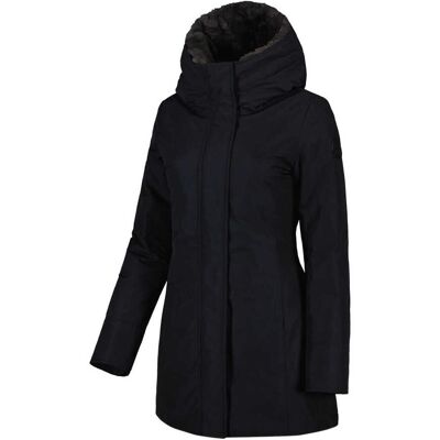 Woolrich PARKA BOULDER FAUX FUR DONNA Blu L Woolrich PARKA BOULDER FAUX FUR DONNA Blu L