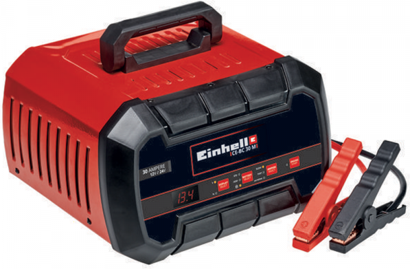 einhell ce-bc 30 m - caricabatteria, avviatore e mantenitore - con microprocessore